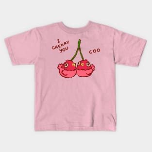 I cherry you, pigeons as cherries ready for valentines day Kids T-Shirt